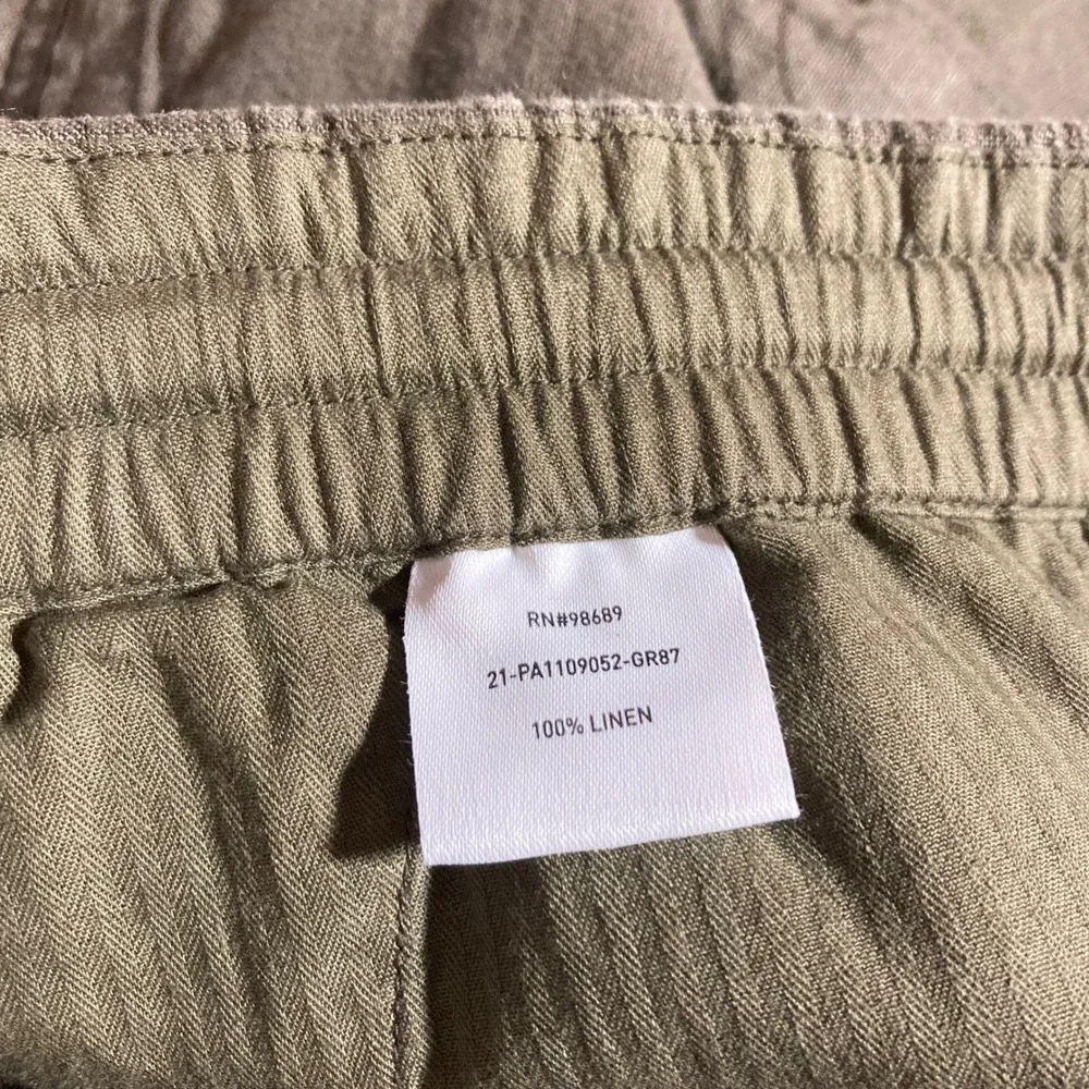 Todd Snyder Springfield Linen Beach Pant Olive Green Mens M 21-PA1109052-GR87